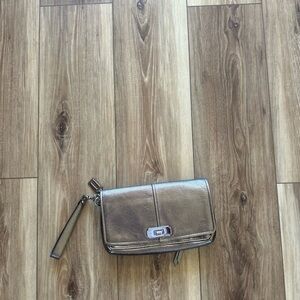 Coach Chelsea Metallic Clutch Bag
